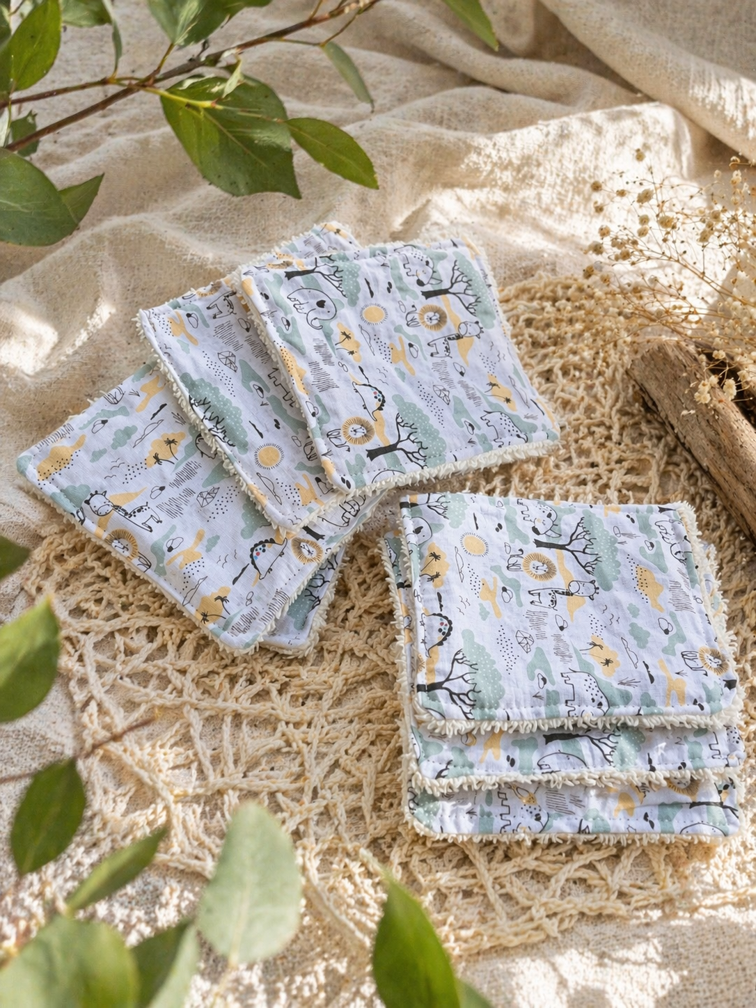Lingettes lavables carrée ♻️