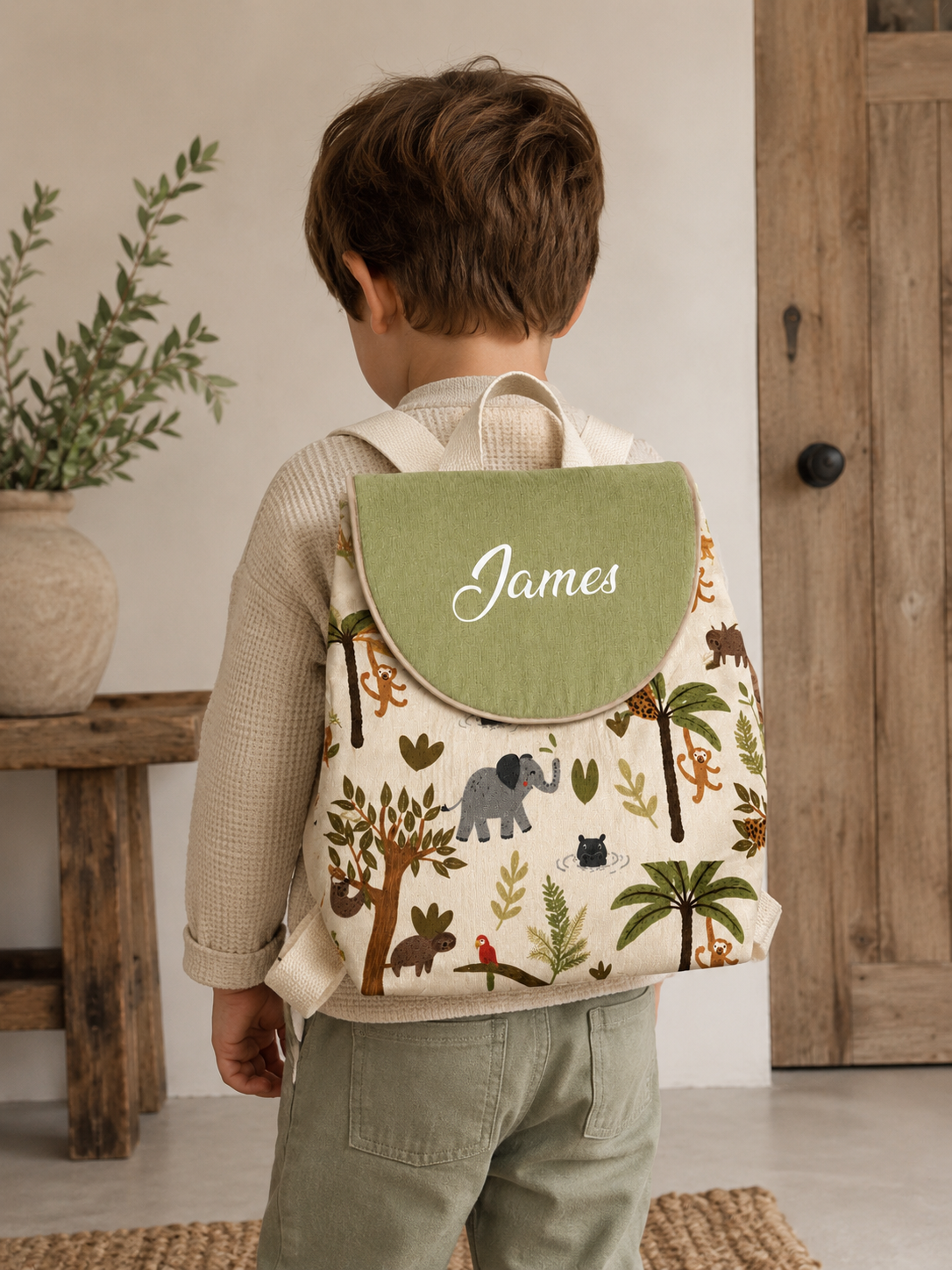 Sac à dos vert