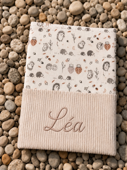 Protège Carnet de Santé Beige