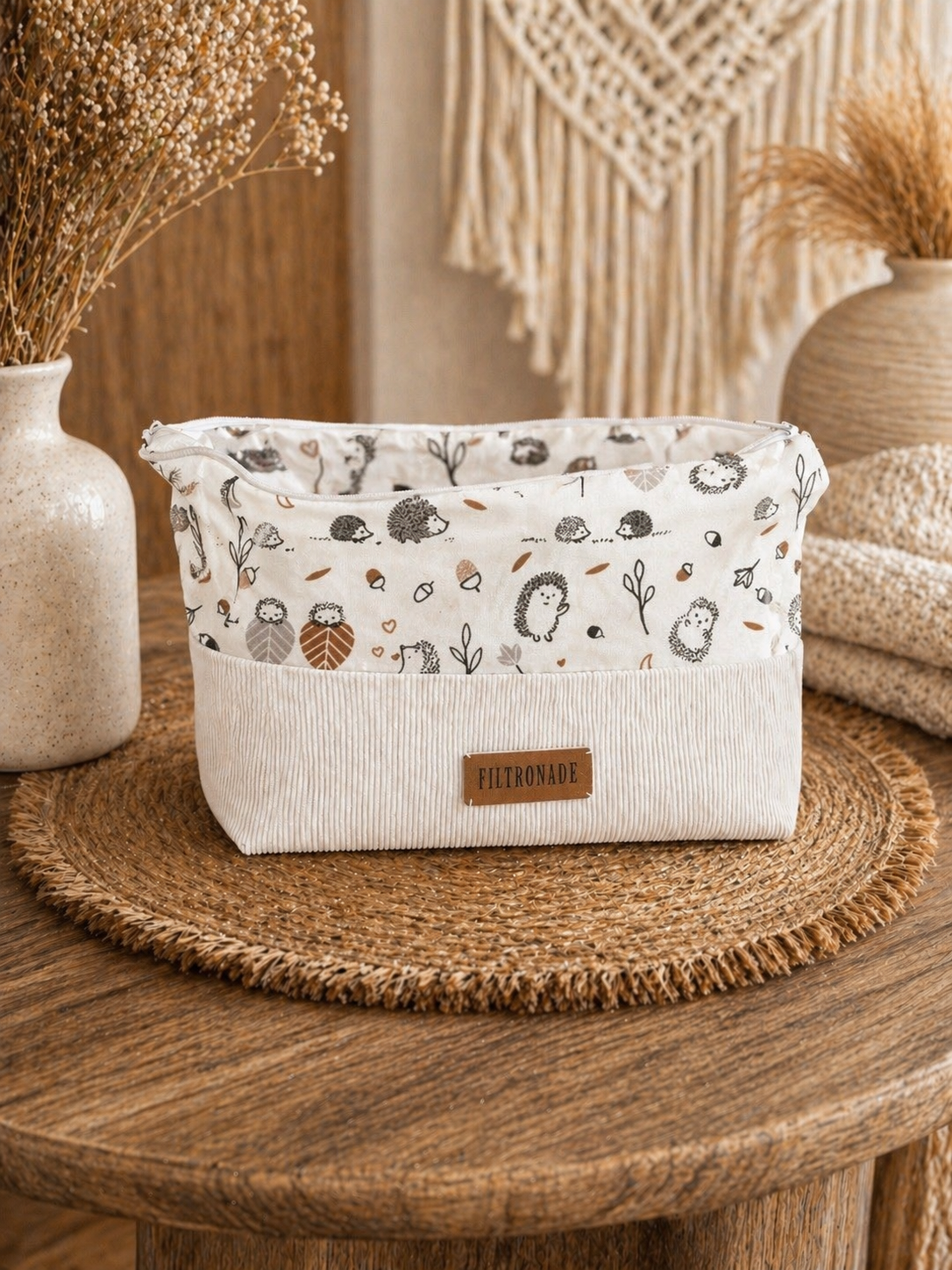 Trousse de toilette blanc