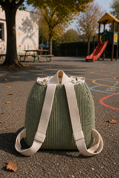 Sac à Dos Velours Vert