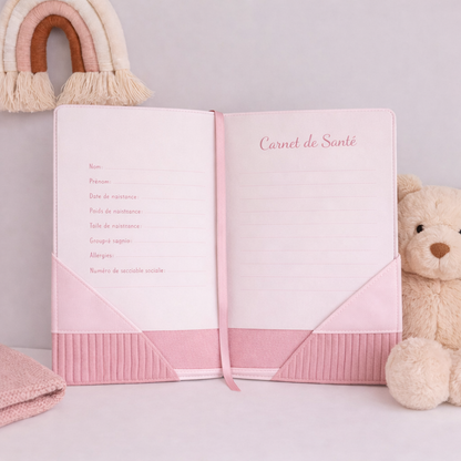 Carnet de santé rose