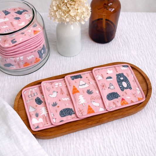 Lingettes lavables carrée