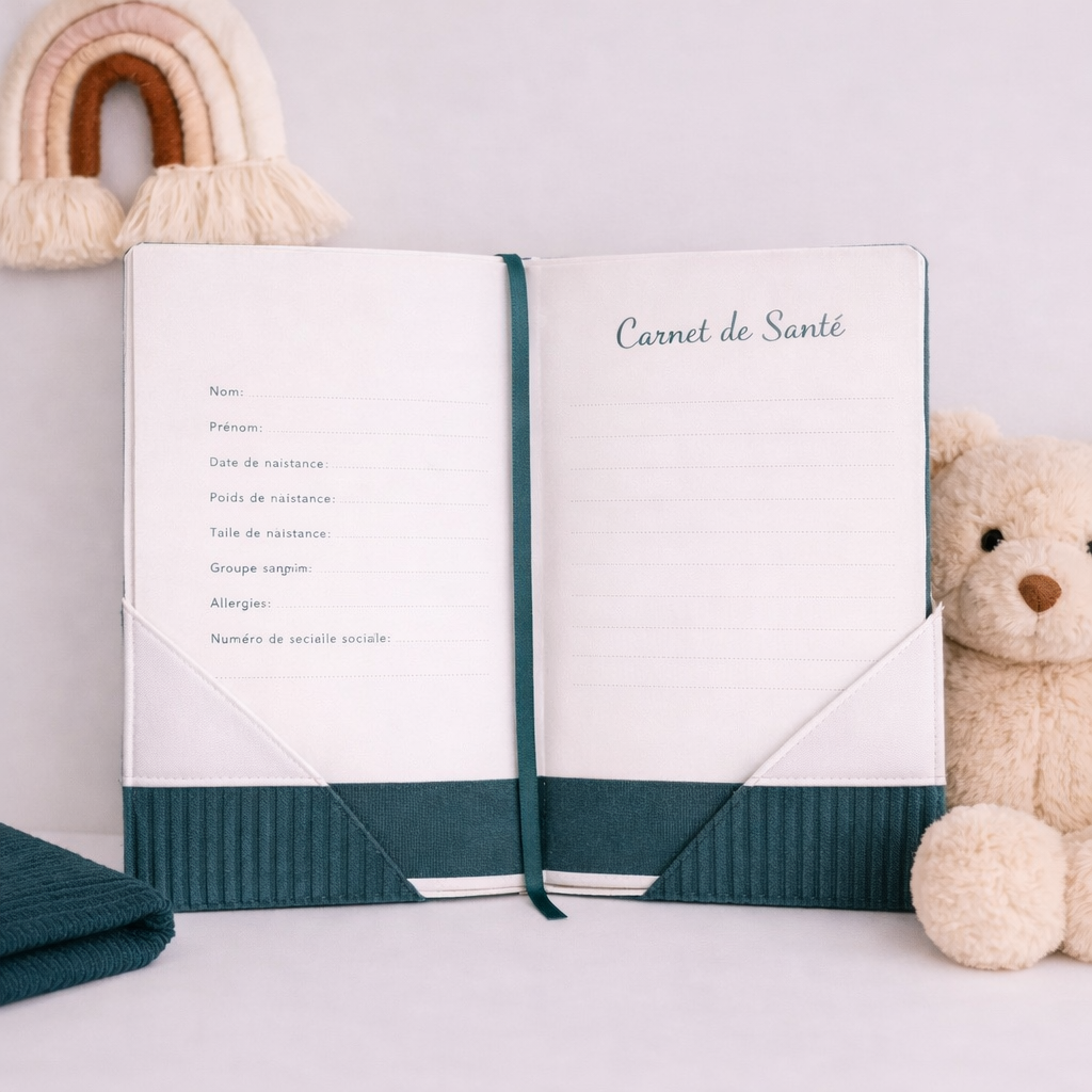 Carnet de santé bleue
