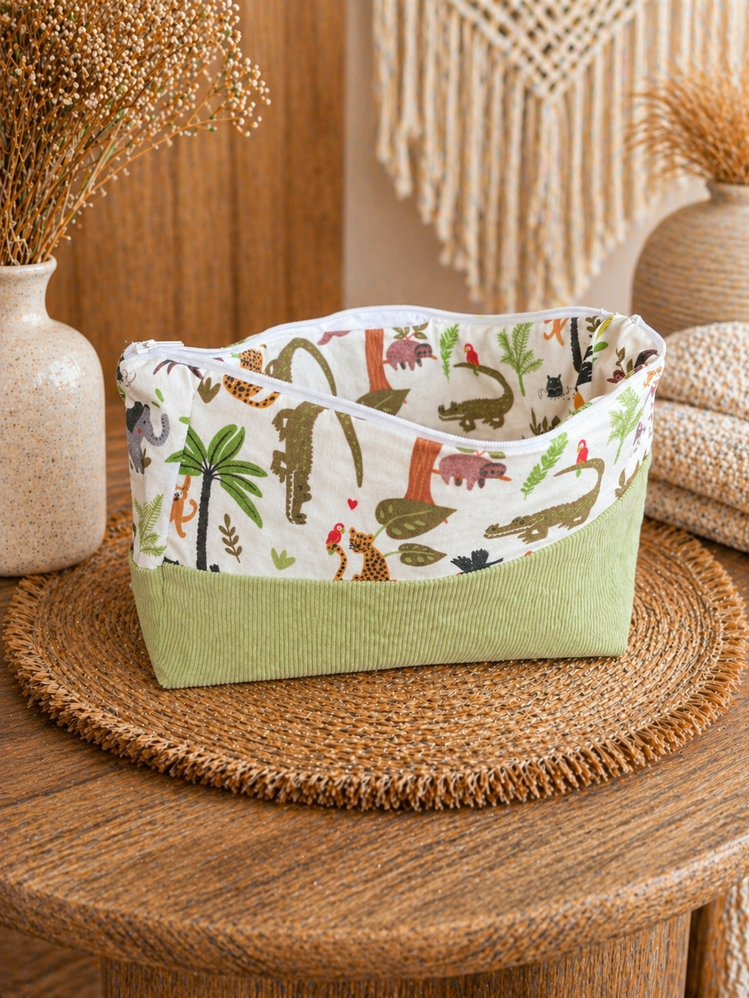 Trousse de toilette vert